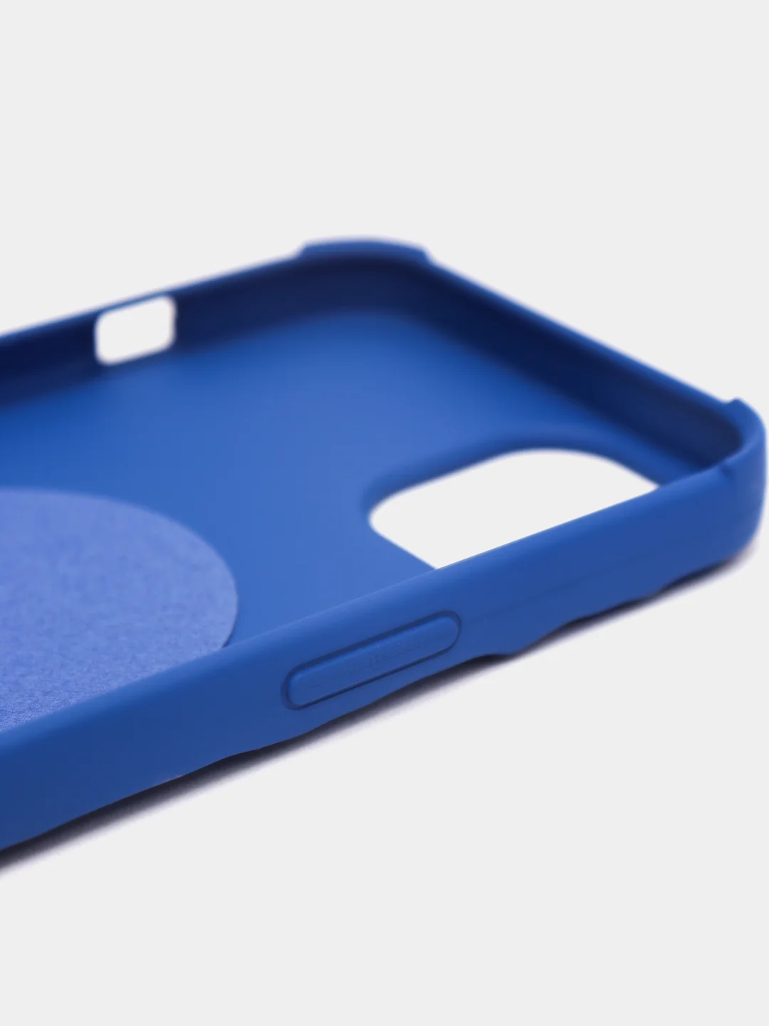 Синий чехол iPhone 13 / 13 Pro / 13 Pro Max 6.7" TPU, без логотипа, закрытый низ