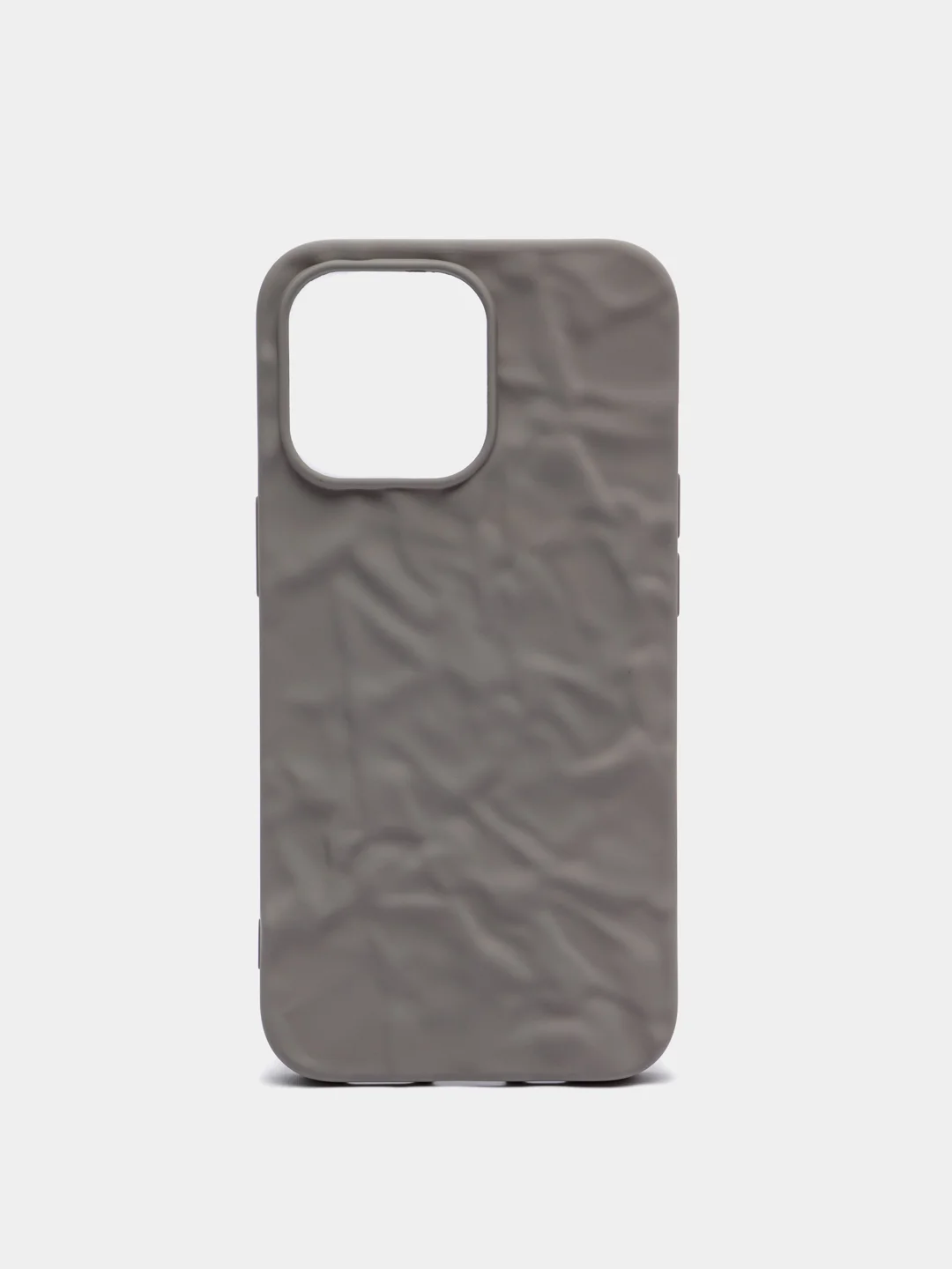 Серый чехол iPhone 13 / 13 Pro / 13 Pro Max 6.7" TPU, без логотипа, закрытый низ