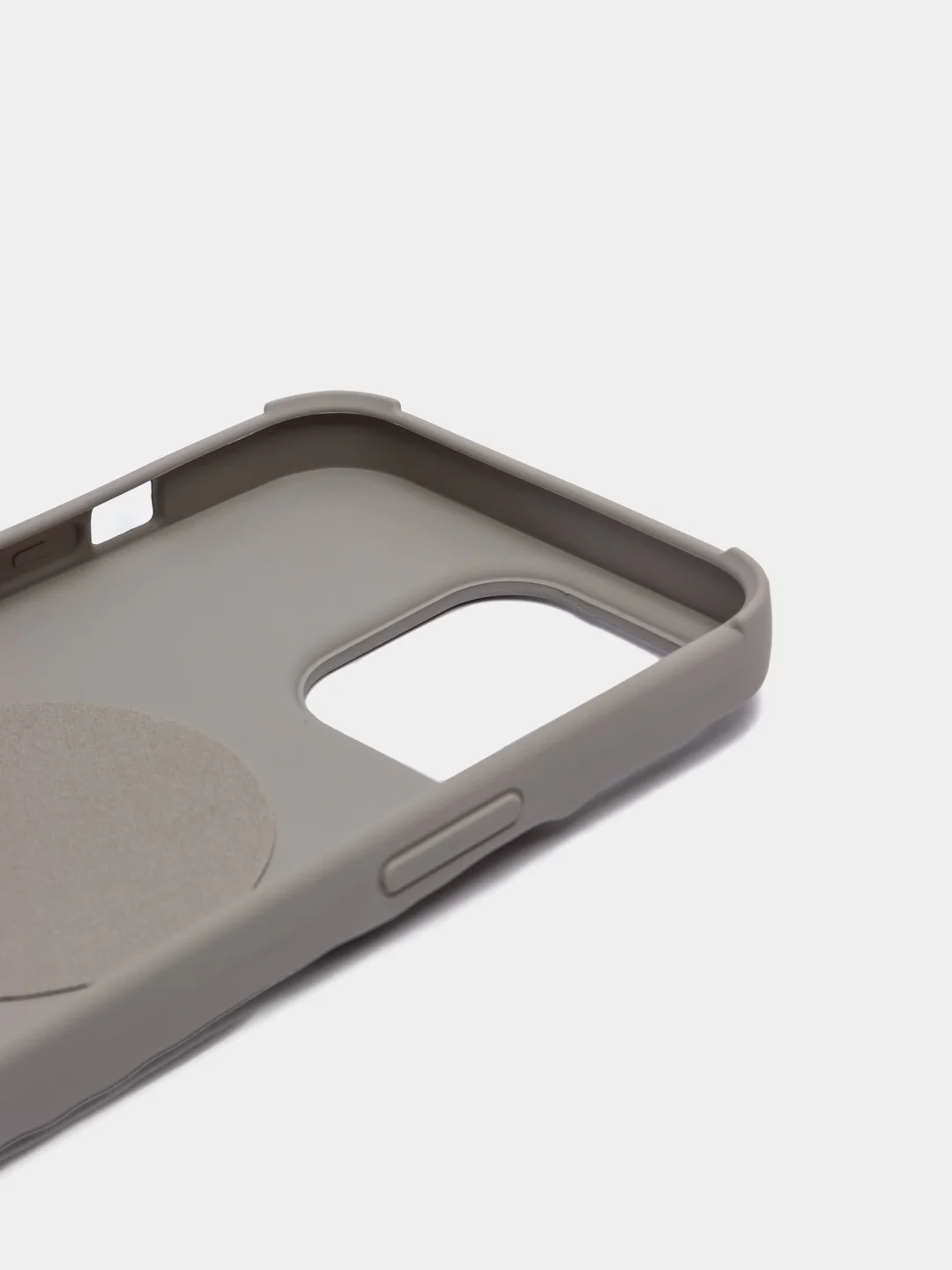 Серый чехол iPhone 13 / 13 Pro / 13 Pro Max 6.7" TPU, без логотипа, закрытый низ