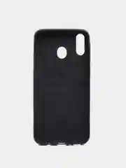 Накладка силиконовая матовая для Samsung Galaxy M20 (цвет=черный)