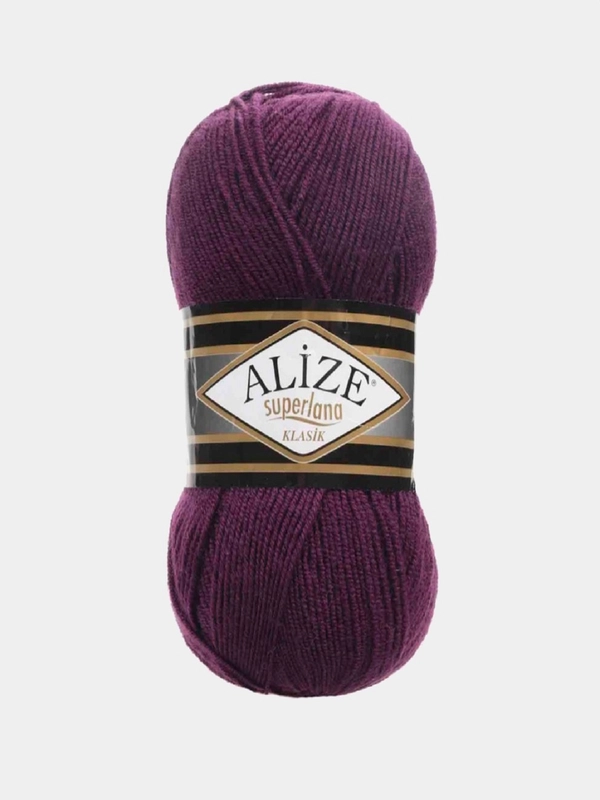 Пряжа Alize Superlana klasik, 280 м, 100 г