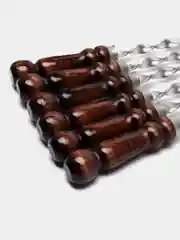 Шампур с деревянной ручкой для шашлыка, набор