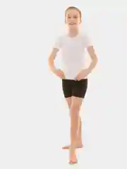 Шорты черные удлиненные