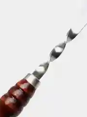 Коричневый шампур для шашлыка, с деревянной ручкой, 4 - 10 штук