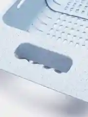 Голубой дуршлаг раздвижной