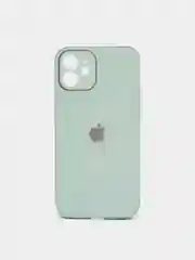 Мятный чехол для iPhone 11, 12, 13, 12 Pro Max, 12 Pro, силиконовый, со стеклянной панелью
