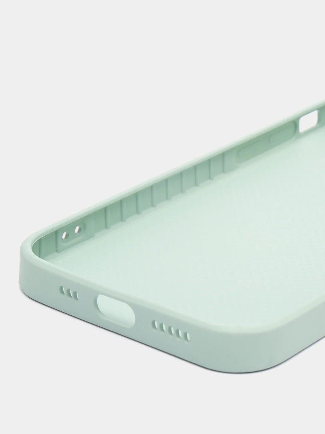 Мятный чехол для iPhone 11, 12, 13, 12 Pro Max, 12 Pro, силиконовый, со стеклянной панелью