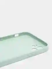 Мятный чехол для iPhone 11, 12, 13, 12 Pro Max, 12 Pro, силиконовый, со стеклянной панелью