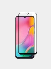 Защитное стекло для телефона BQ 6353L Joy Full Glue 2.5D с чёрной рамкой