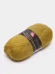Оливковый пряжа Magic Angora Delicate 15% Мохер 10% Шерсть 75% Акрил 100г 500м