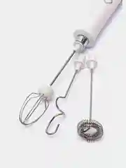 Белый вспениватель молока электрический, USB, 3 в 1
