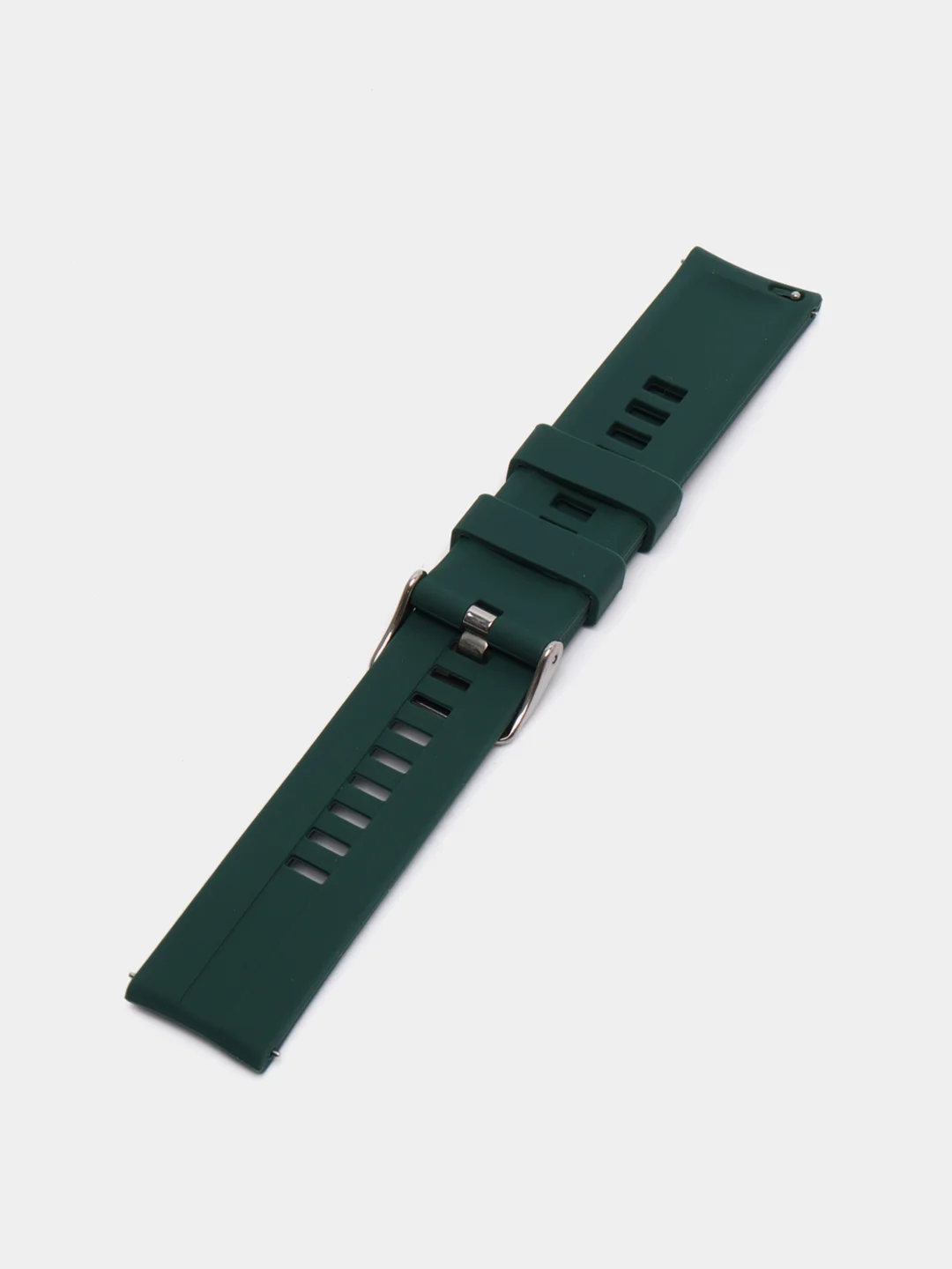 Тёмно-зелёный силиконовый ремешок для Xiaomi Amazfit Bip / GTR 42 мм / GTS / Samsung Gear S2 / 20 22 мм