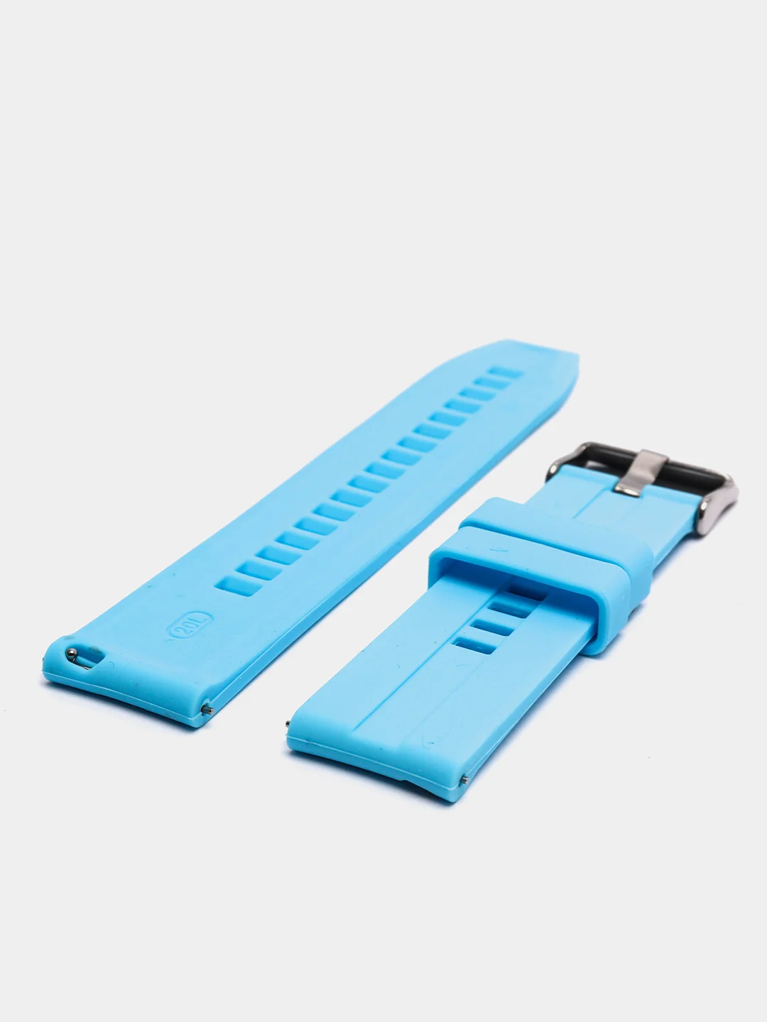Голубой силиконовый ремешок для Xiaomi Amazfit Bip / GTR 42 мм / GTS / Samsung Gear S2 / 20 22 мм