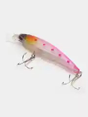 Розовый рыболовный воблер "Минноу" (Minnow), 10 см, 13 г, 10 цветов