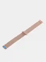 Бежевый ремешок для Apple Watch миланская петля, металлический, 38 mm, 40 mm, 42 mm, 44 mm