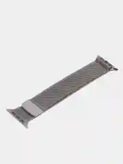 Тёмно-серый ремешок для Apple Watch миланская петля, металлический, 38 mm, 40 mm, 42 mm, 44 mm