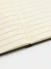 Угольный наруто блокнот черный матовый кожанный