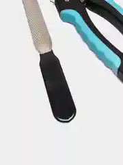 Синий когтерез ножницы со стопором для кошек и собак с пилочкой /Кусачки (2 размера) /Когтерезка