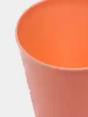 Розовый стакан пластиковый, многоразовый