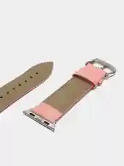 Розовый кожаный ремешок для Apple Watch