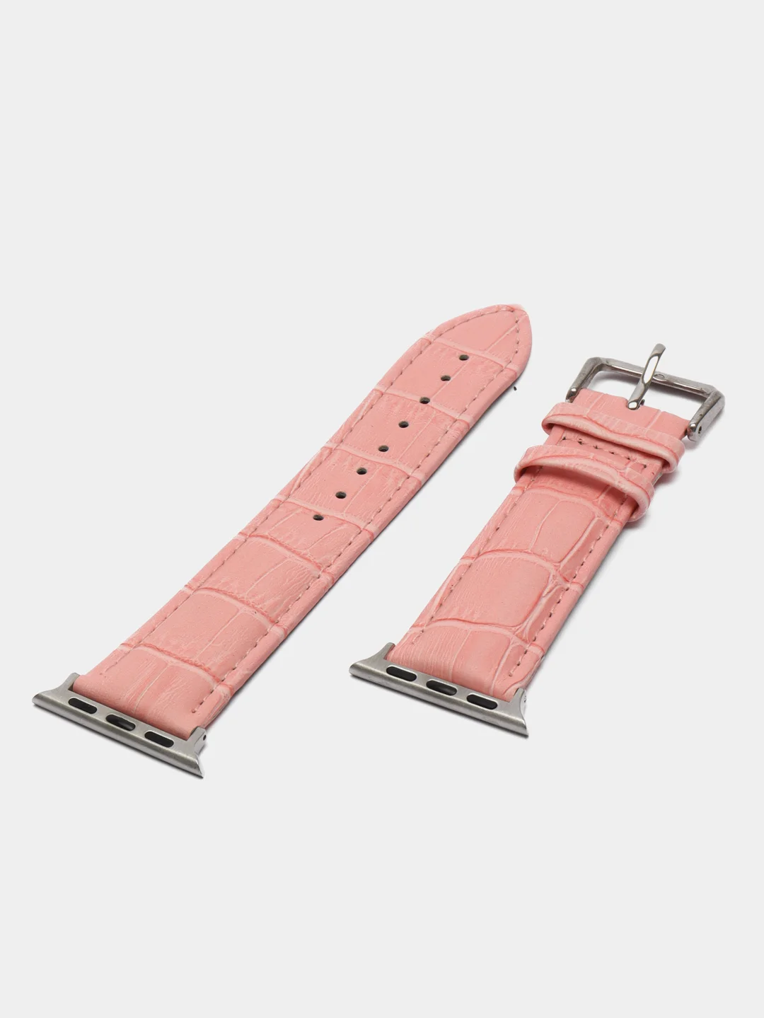 Розовый кожаный ремешок для Apple Watch