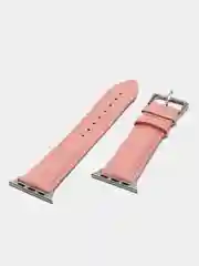 Розовый кожаный ремешок для Apple Watch