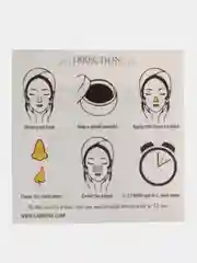 Маска крем от черных точек для носа Lanbena Nose, 60 очищающих полосок