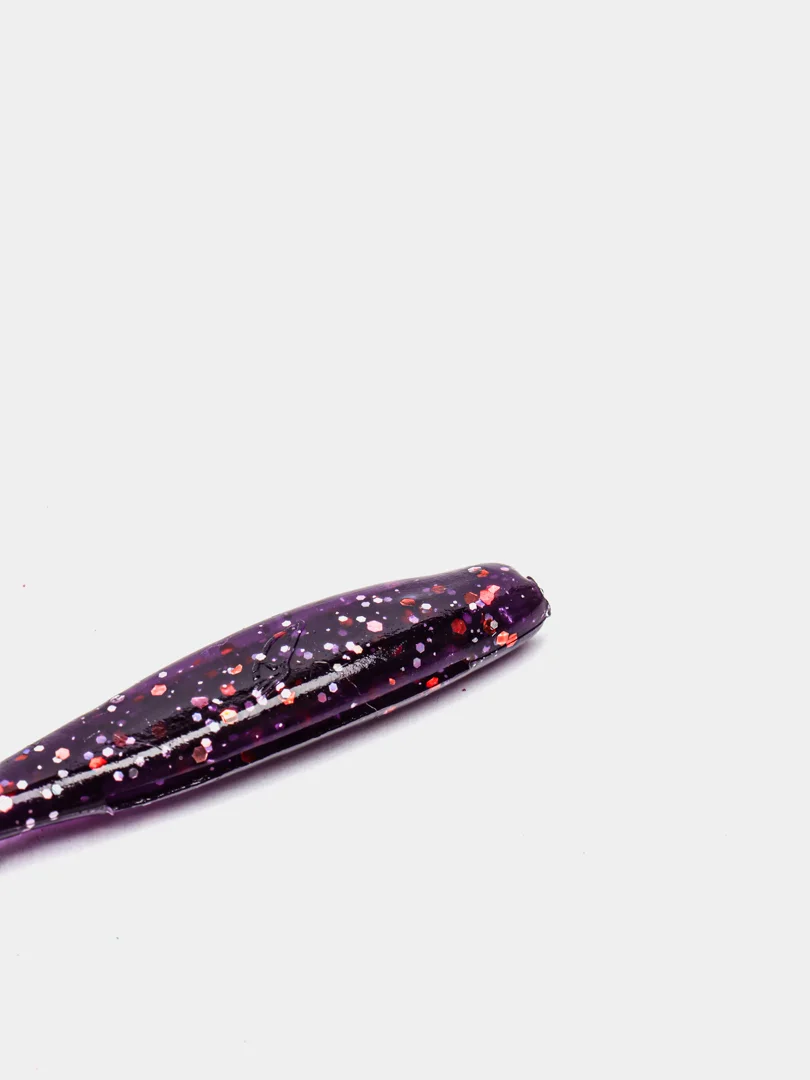 Фиолетовый силиконовая приманка виброхвост YAMAN PRO Plum blossom 3, 7 см