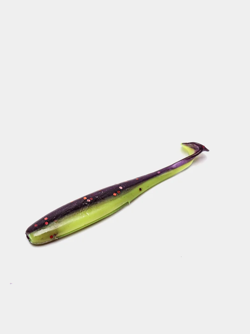 Тёмно-бордовый силиконовая приманка виброхвост YAMAN PRO Plum blossom 3, 7 см