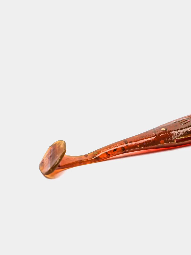 Зеленый силиконовая приманка виброхвост YAMAN PRO Plum blossom 3, 7 см
