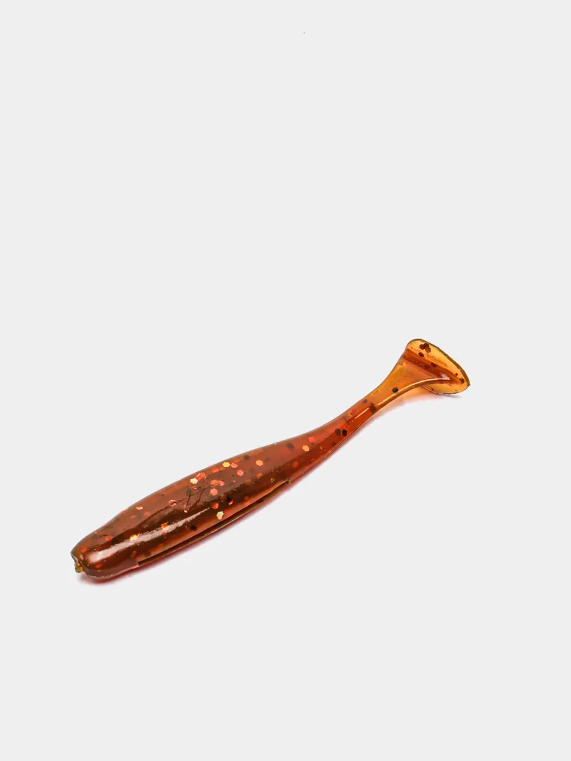 Зеленый силиконовая приманка виброхвост YAMAN PRO Plum blossom 3, 7 см