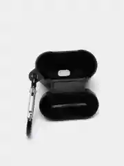 Черный силиконовый чехол для наушников Apple Airpods 1,2