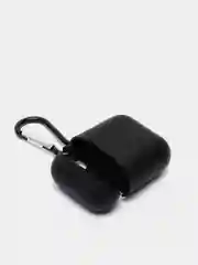 Черный силиконовый чехол для наушников Apple Airpods 1,2