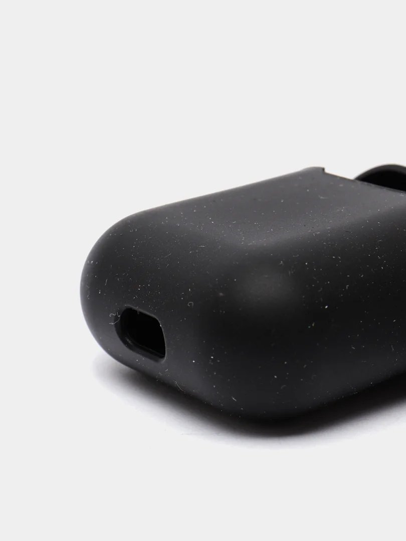 Черный силиконовый чехол для наушников Apple Airpods 1,2