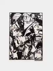 Стикерпак "Akatsuki Manga", чёрный