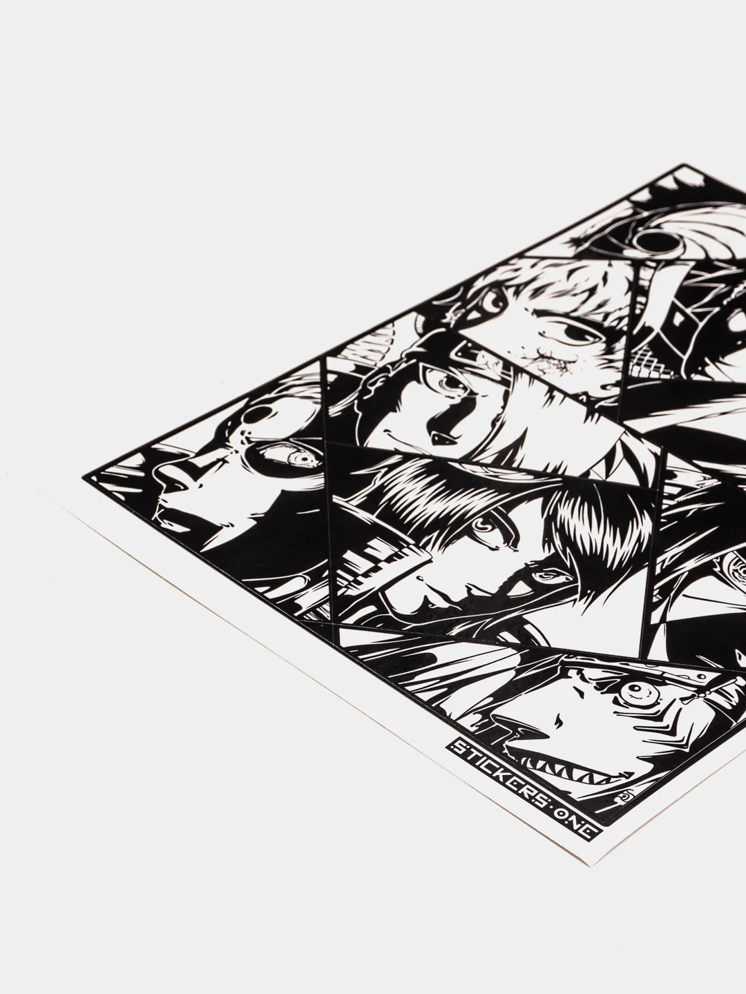 Стикерпак "Akatsuki Manga", чёрный