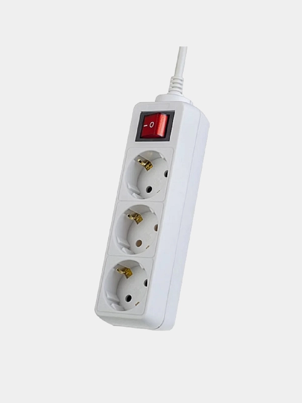 Сетевой удлинитель с кнопкой Perfeo "Powermate", 1,8 м