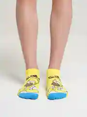 Лимонный носки цветные укороченные "Симпсоны"