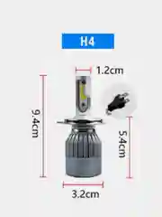 Комплект LED ламп 2 шт  C6 H1 H7 H8 H9 H11 H4 HB2 9003
