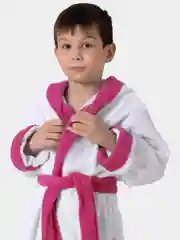 Белый халат детский,  махровый, хлопок