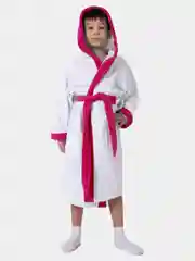 Белый халат детский,  махровый, хлопок