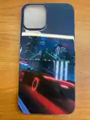 Синий силиконовый чехол Realme C21, с рисунком
