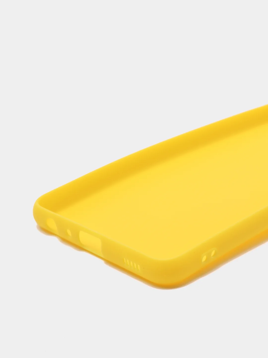 Желтый чехол для Samsung Galaxy A52 А72 M21/M30S мягкий матовый TPU силикон
