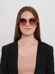 Розовый солнцезащитные очки женские