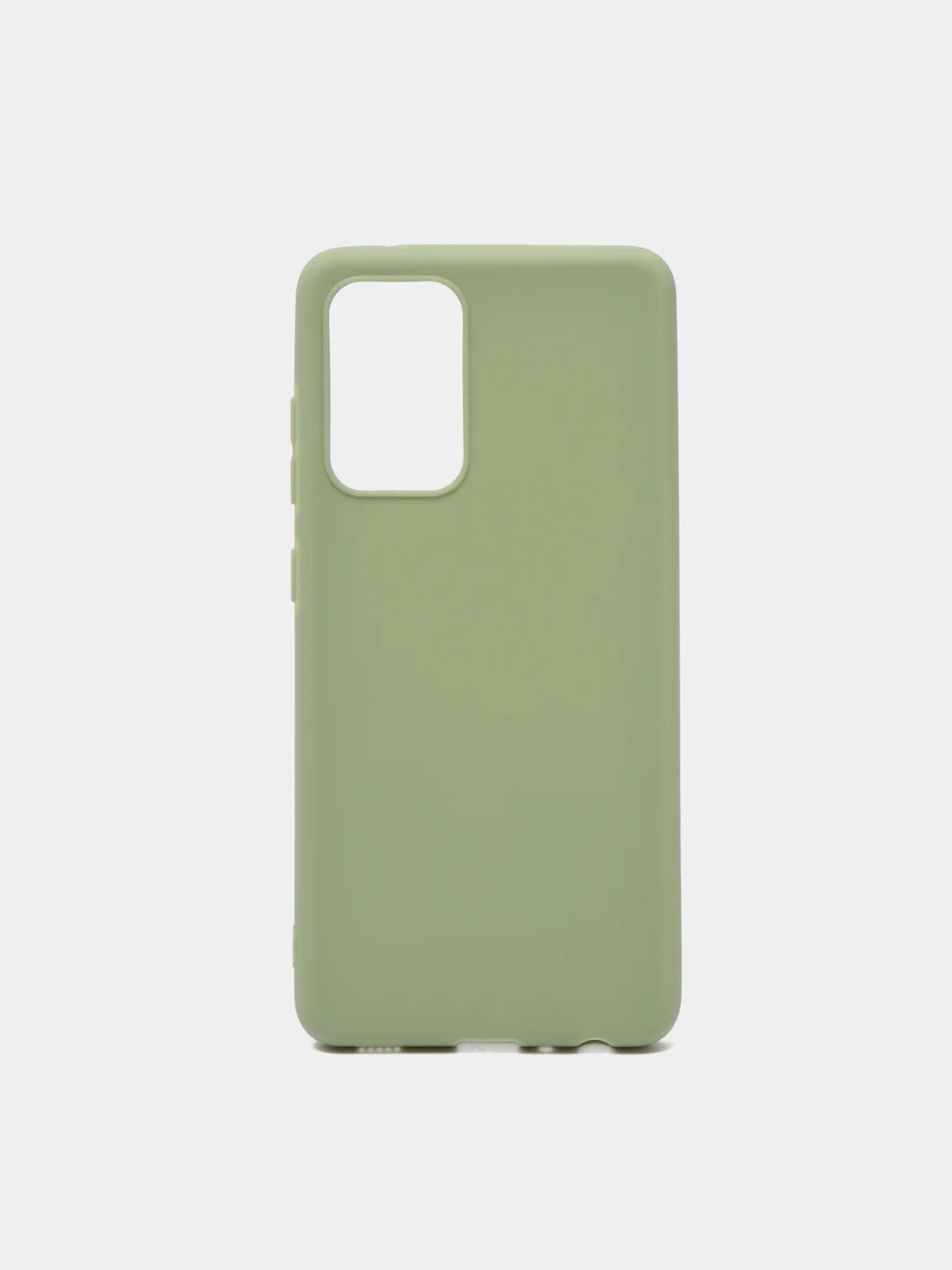 Зелёный хаки чехол для Samsung Galaxy A52 А72 M21/M30S мягкий матовый TPU силикон