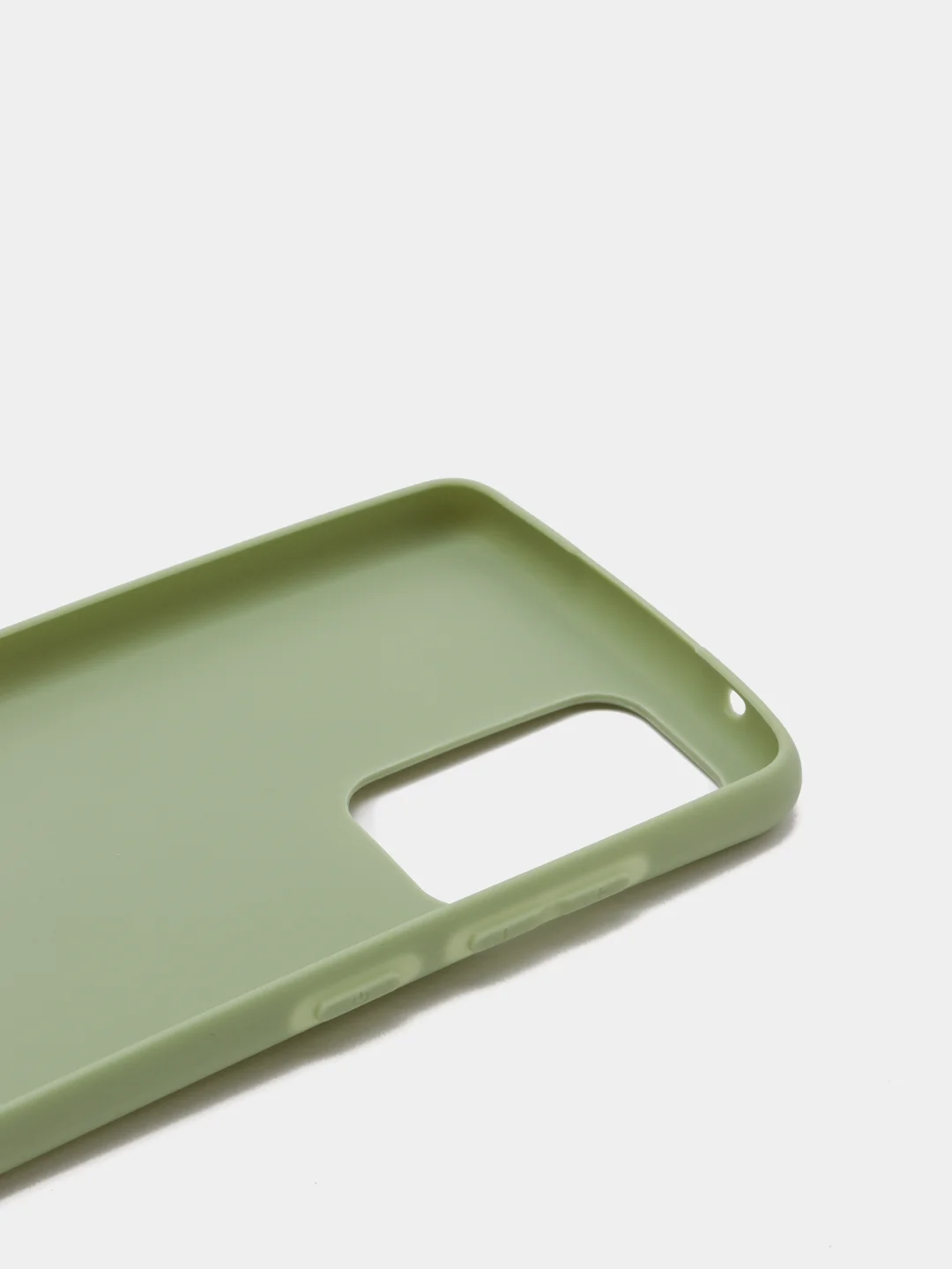 Зелёный хаки чехол для Samsung Galaxy A52 А72 M21/M30S мягкий матовый TPU силикон