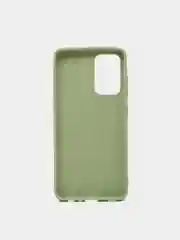 Зелёный хаки чехол для Samsung Galaxy A52 А72 M21/M30S мягкий матовый TPU силикон