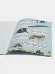 Наклейки "Моя первая энциклопедия. Животные мира", формат А4, 8 стр. + плакат