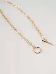 Золотой цепочка с кулоном