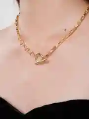 Золотой цепочка с кулоном